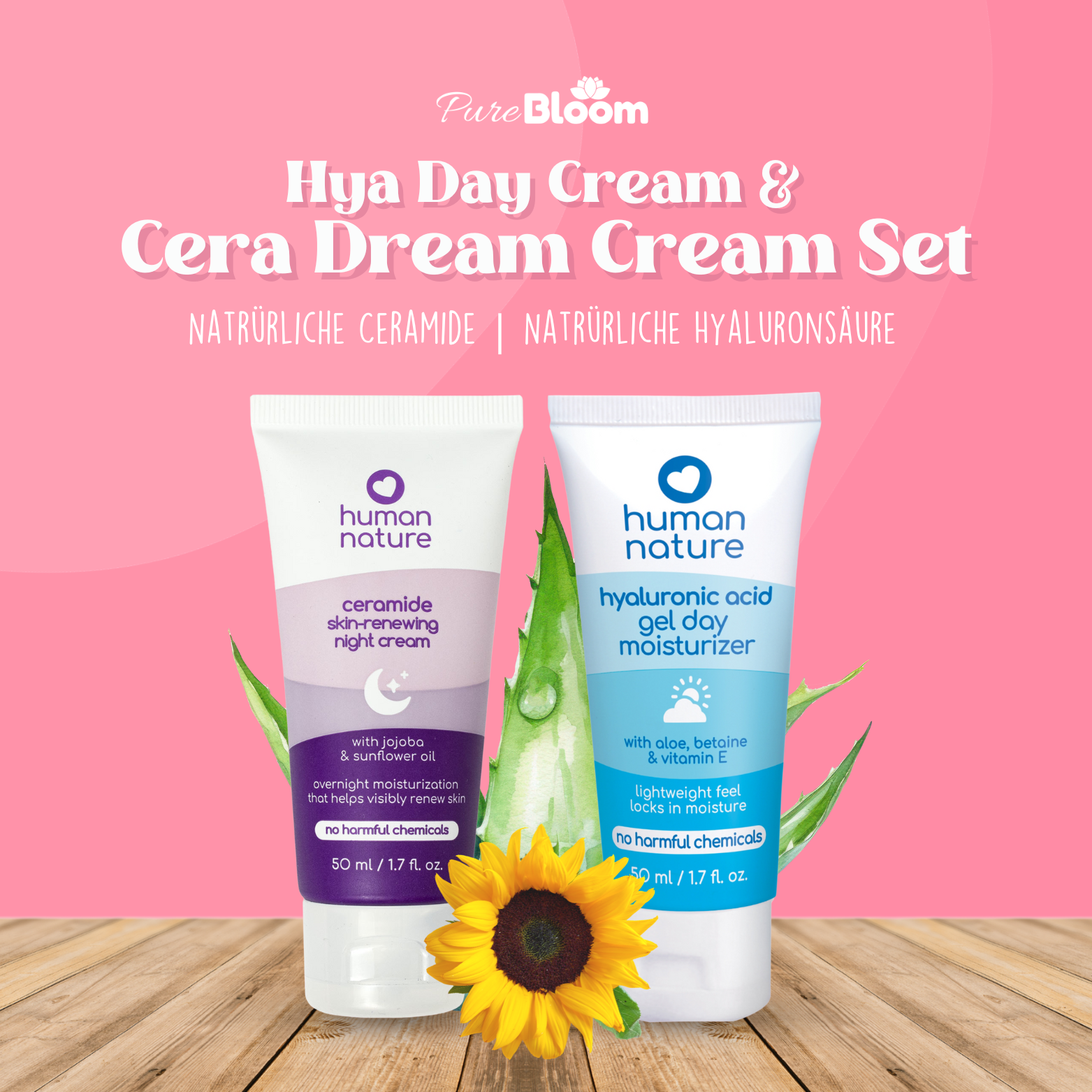 Hya Day Cream & Cera Dream Cream Set