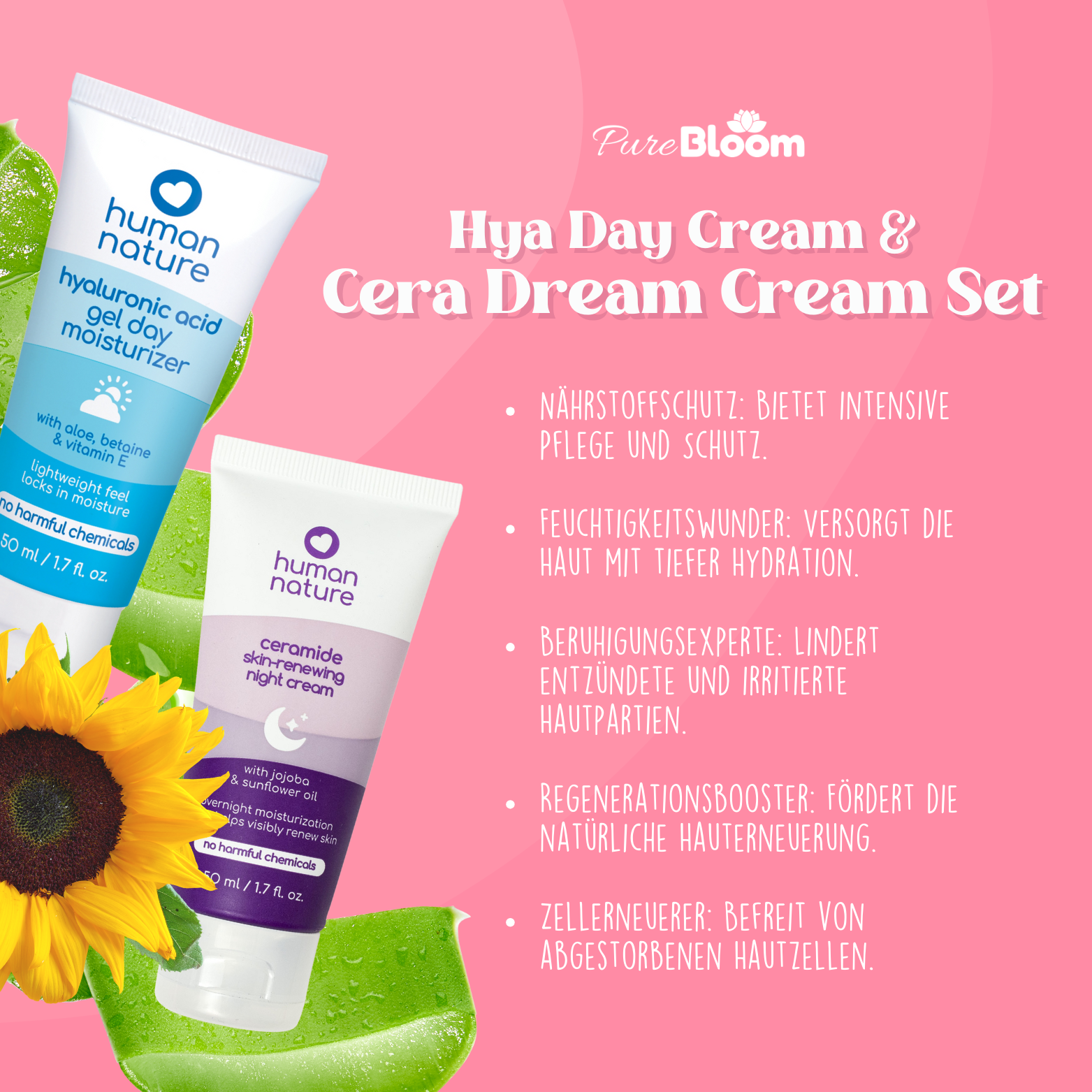 Hya Day Cream & Cera Dream Cream Set