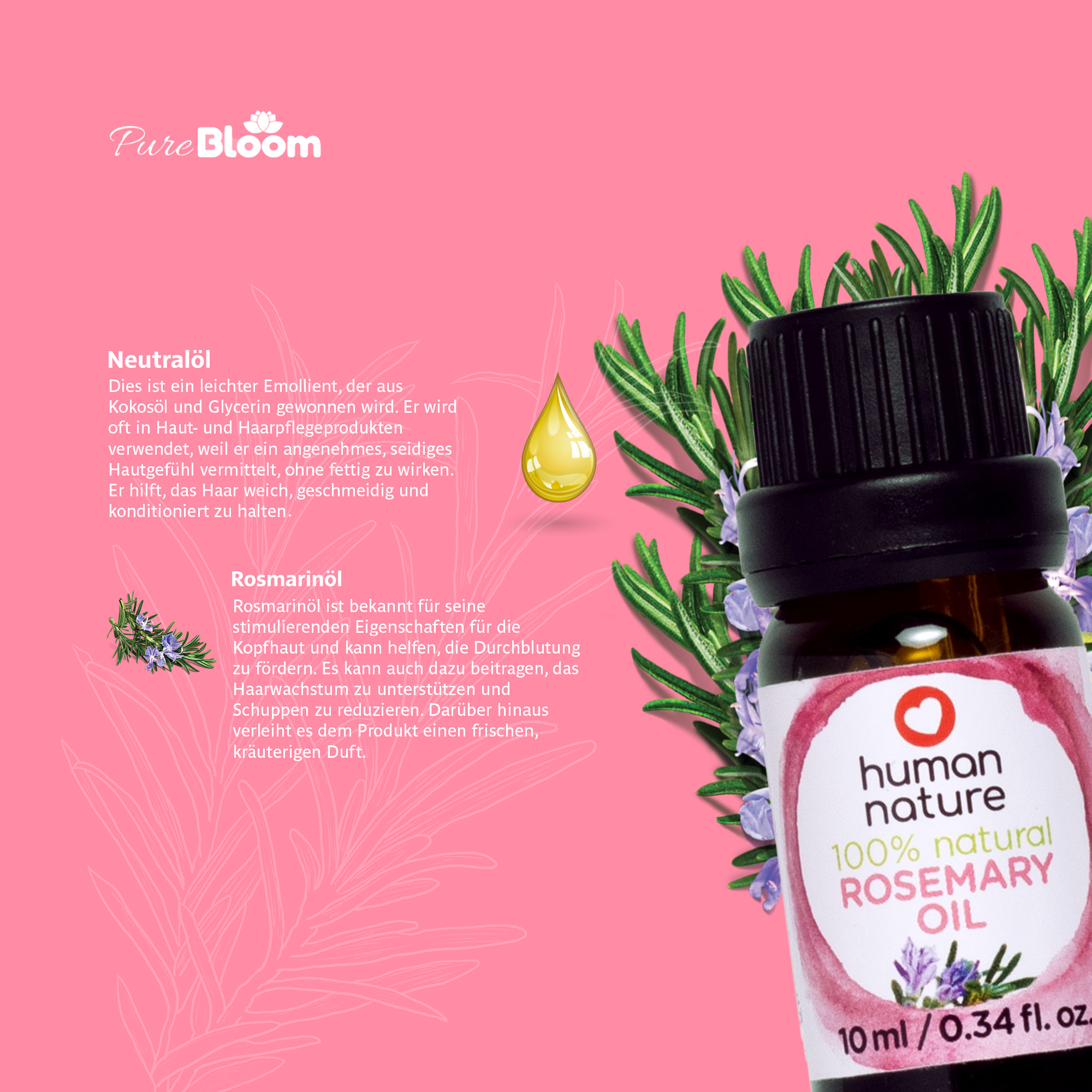 Natural Rosemary Oil